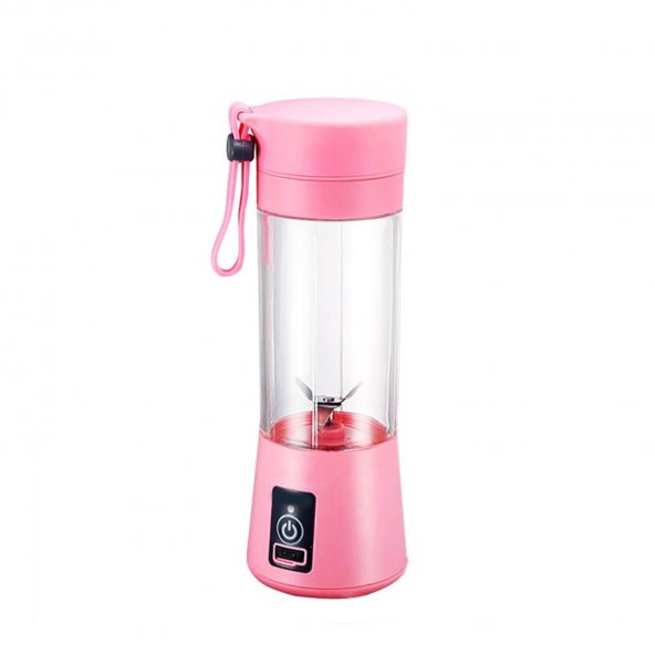 Portatif Taşınabilir Usb Şarjlı Mikser El Blender Pembe 380 ürün görseli 1