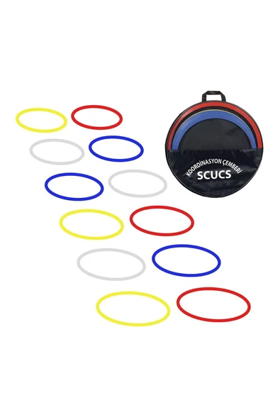 Scucs Çantalı Renkli Koordinasyon Çemberi ürün görseli 1