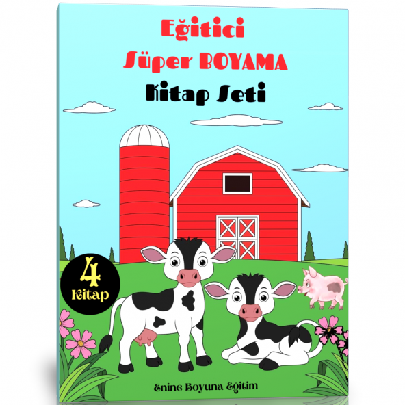 Eğitici Süper Boyama Kitap Seti (4 Kitap) ürün görseli 1