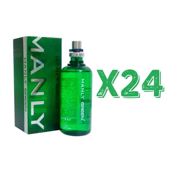 Manly Green EDC 125 Ml Erkek Parfüm 24 Adet ürün görseli 1