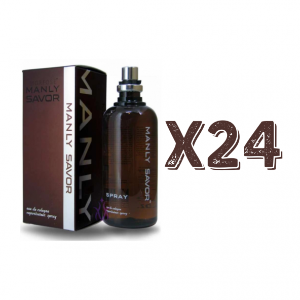Manly Savor EDC 125 Ml Erkek Parfüm 24 Adet ürün görseli 1