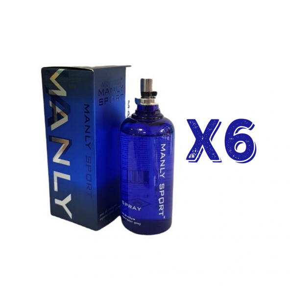 Manly Sport EDC 125 Ml Erkek Parfüm 6 Adet ürün görseli 1