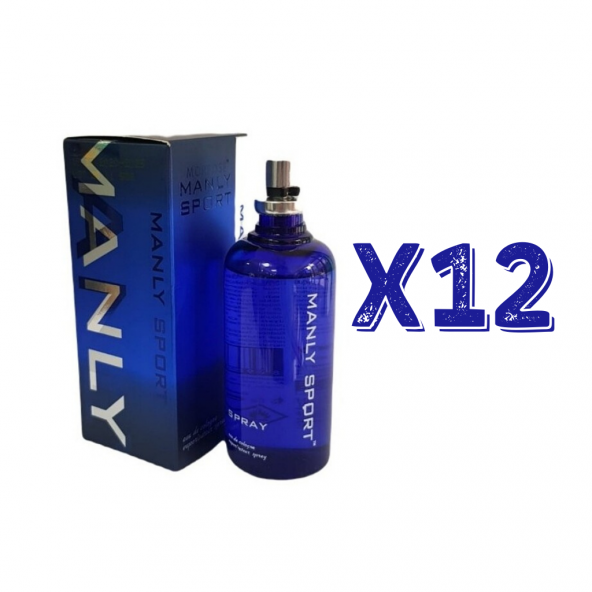 Manly Sport EDC 125 Ml Erkek Parfüm 12 Adet ürün görseli 1