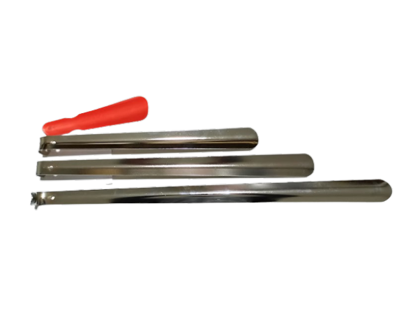 hagiki (4lü Set) 40cm+50 cm+63cm Krom Çelik Ayakkabı Çekeceği VE 18CM Plastik Kerata (4lü Set) ürün görseli 1