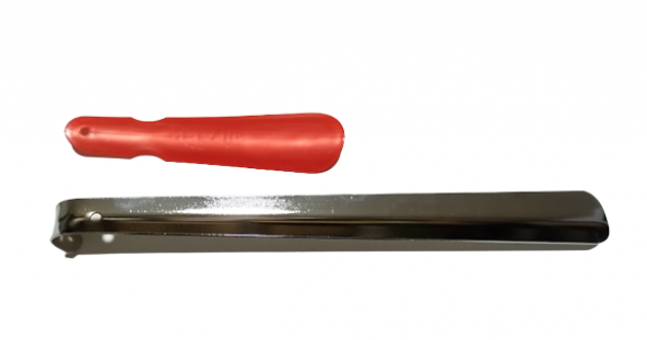 hagiki (2Lİ Set) 40 CM Krom Çelik Ayakkabı Çekeceği VE 18CM Plastik Kerata (2Lİ Set) ürün görseli 1