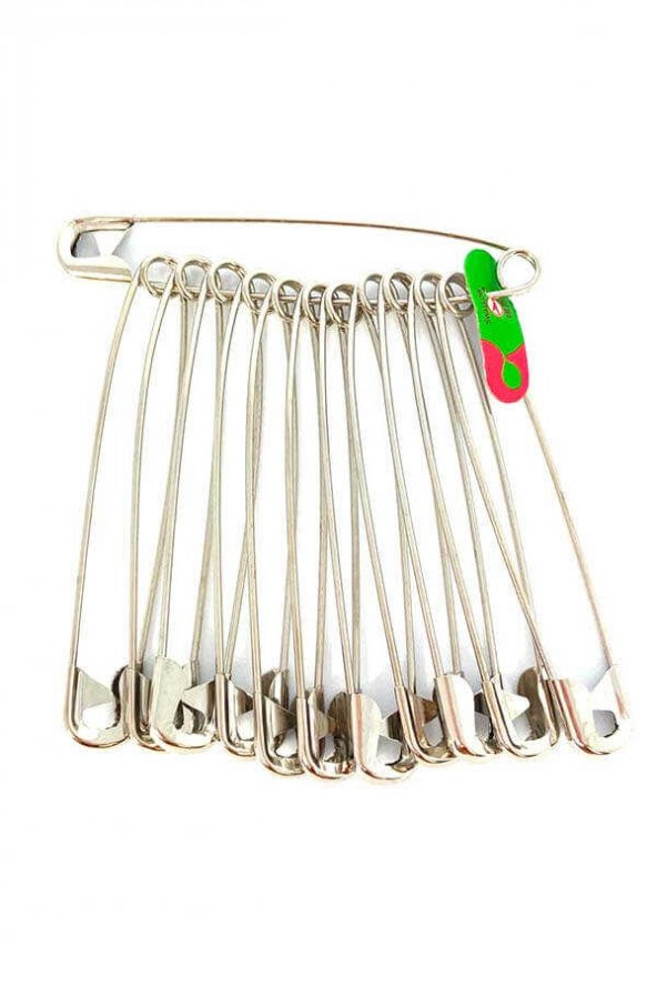 hagiki No 7 Çengelli İğne 7,5 cm 12 Adetli Çelik Çatal İğne (1 Set) ürün görseli 1