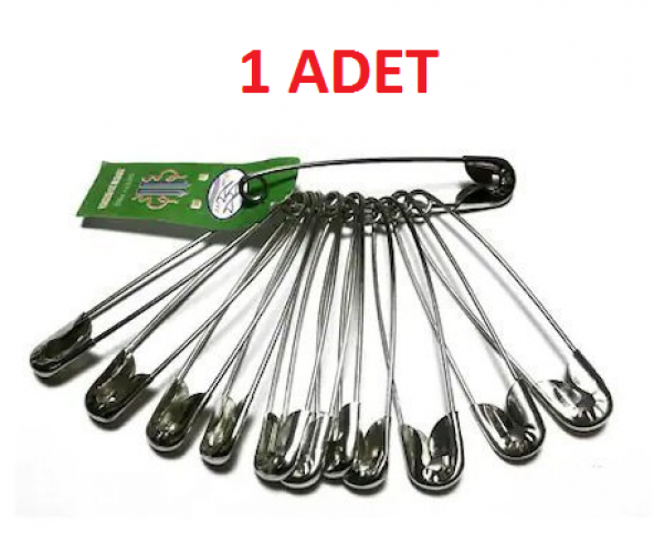 hagiki (1 Adet) Orta Boy No:3 Çengelli İğne 4Cm Boyunda 12 Adetli Çatal İğne (1 Adet) ürün görseli 1