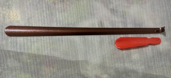 hagiki (2Lİ Set) 60CM DÖKÜM BOYALI METAL Ayakkabı Çekeceği VE 18CM Plastik Kerata (2Lİ Set) ürün görseli 1