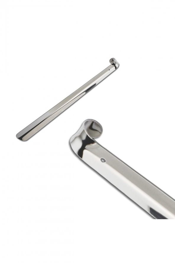 hagiki Uzun Kerata Ayakkabı Çekeceği Metal Kalın Çelik Kerata Krom 50cm ürün görseli 1