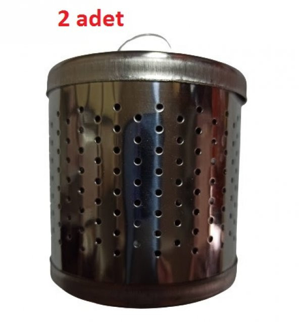 hagiki (2 Adet) Büyük Boy Metal Çaydanlık İçi Kapaklı Süzgeç Çay Demleme Süzgeci (2 Adet) ürün görseli 1