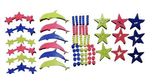 hagiki (5li Set) 66 Parça Bisiklet Süsü Tekerlek Cantı İçin Süslemeler (5li Set) ürün görseli 1