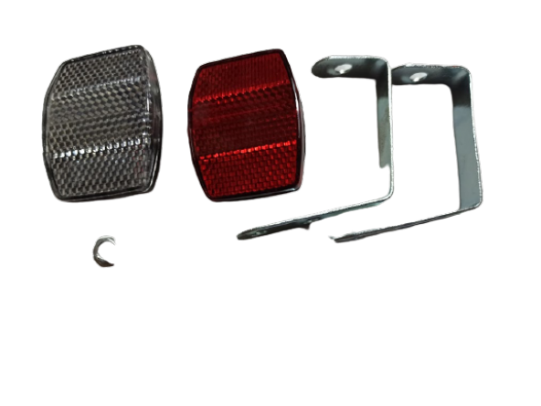 hagiki (1 Adet)  Bisiklet Ve Motorsiklet Ön ve Arka 2li Reflektör Seti Bisiklet Süsü (1 Adet) ürün görseli 1