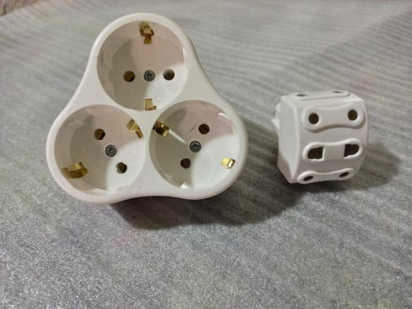 hagiki 2 li set golyat 3 Gözlü Topraklı Golyat ve 5 Gözlü topraksız Priz Çoğaltıcı Set ürün görseli 1