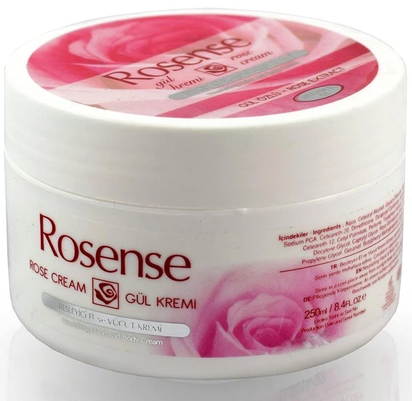 Rosense Besleyici El & Vücut Kremi Gül - 250 ml ürün görseli 1