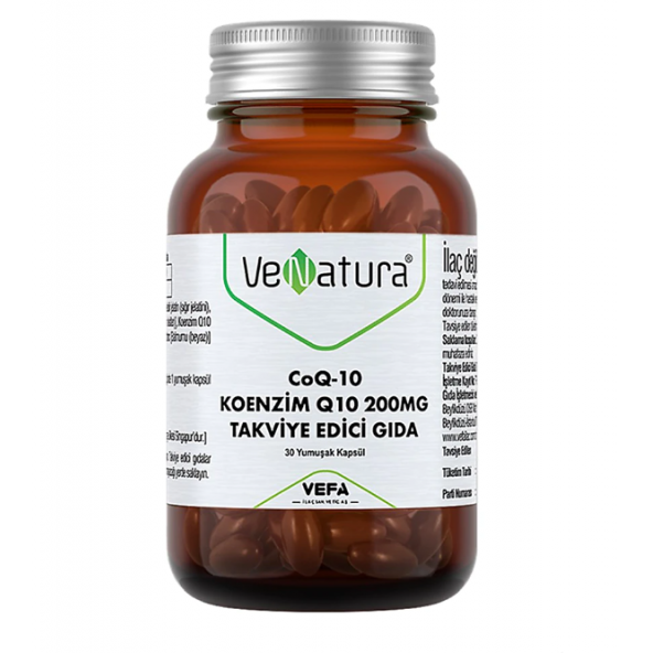 Venatura Koenzim Q10 200 mg 30 Kapsül ürün görseli 1