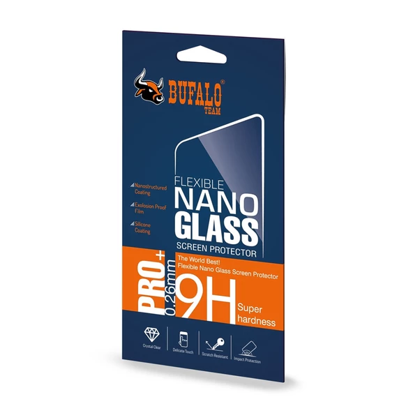 Bufalo iPhone 7 Plus / 8 Plus FlexiGlass Nano Ekran Koruyucu - Resim 5