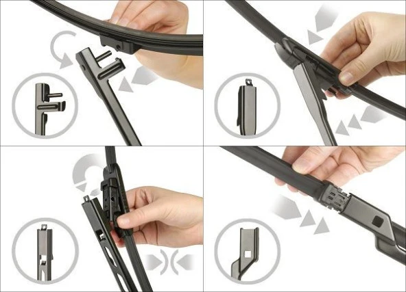 Cam Sılgı Süpürgesı Multıclıp Adet Am340u 340mm ürün görseli 1