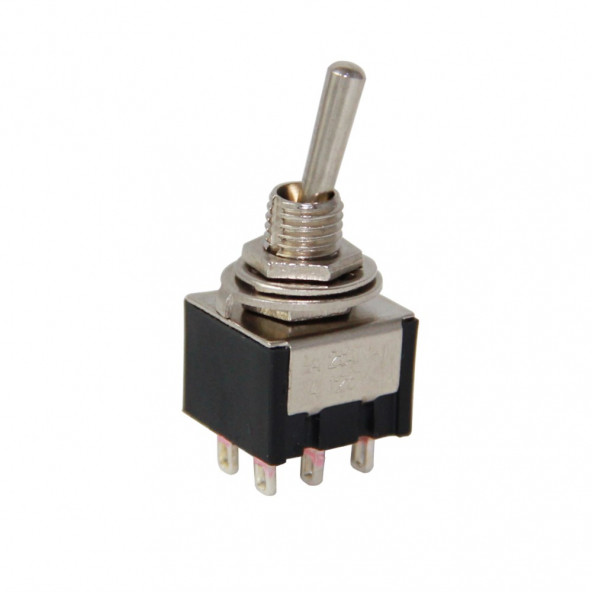 TOGGLE SWITCH ON-OFF-ON 6P (MTS-203) ürün görseli 1