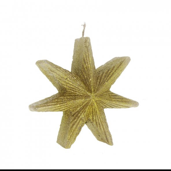 3x11cm Yılbaşı Mumu Yıldız Mum ürün görseli 1