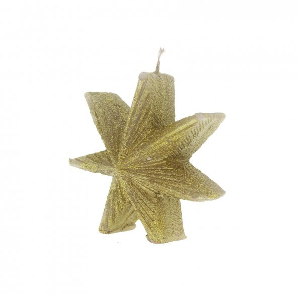 3x11cm Yılbaşı Mumu Yıldız Mum - Resim 3