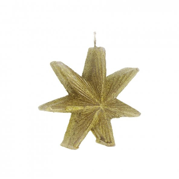 3x11cm Yılbaşı Mumu Yıldız Mum - Resim 4
