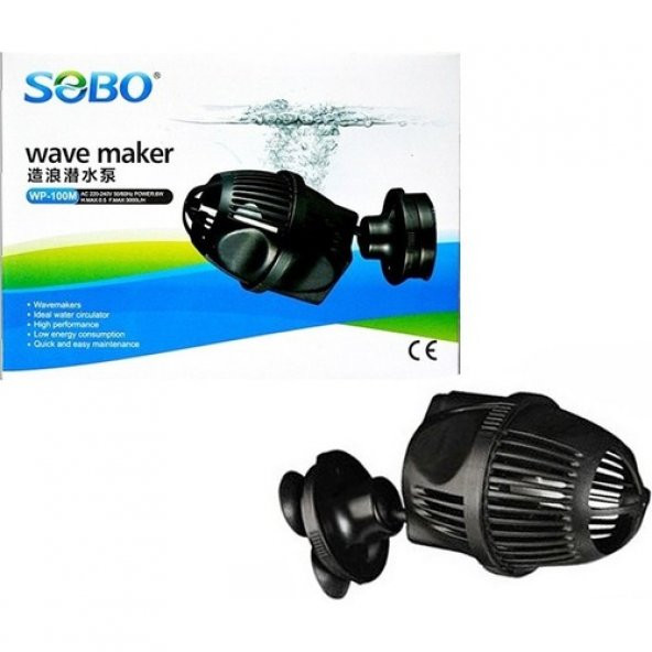 Sobo Akvaryum Dalga Motoru WP-100M 6W 3000 Lt/saat ürün görseli 1