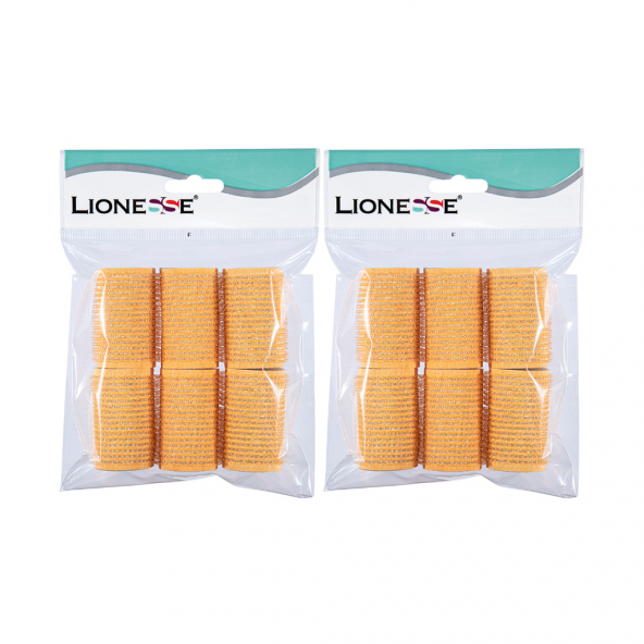 Lionesse Bigudi 1112 Süngerli Turuncu 6lı Paket 2 Adet ürün görseli 1