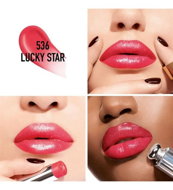 Dior Addict Stellar Halo Shine Lipstick 536 Lucky Star ürün görseli 1