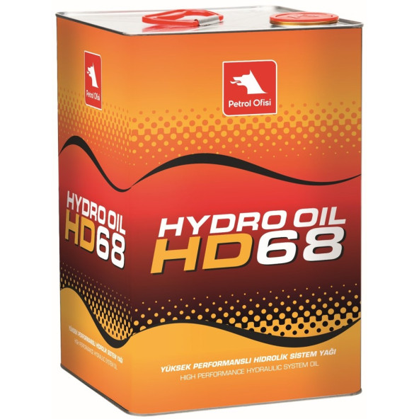 Petrol Ofisi Hydro Oil Hd 68 Teneke 17 Litre 15 kg Üretim Yılı: 2023 ürün görseli 1