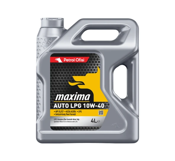 Petrol Ofisi Maxima Auto LPG 10W-40 4 lt Motor Yağı - 2026 ürün görseli 1