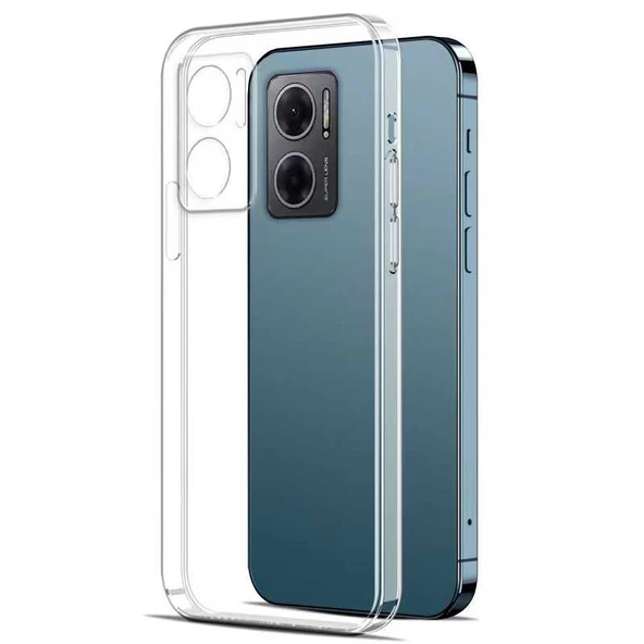 Gpack Xiaomi Redmi Note 11E Kılıf Süper Silikon Lüx Kamera Korumalı ŞeffafNano ürün görseli 1