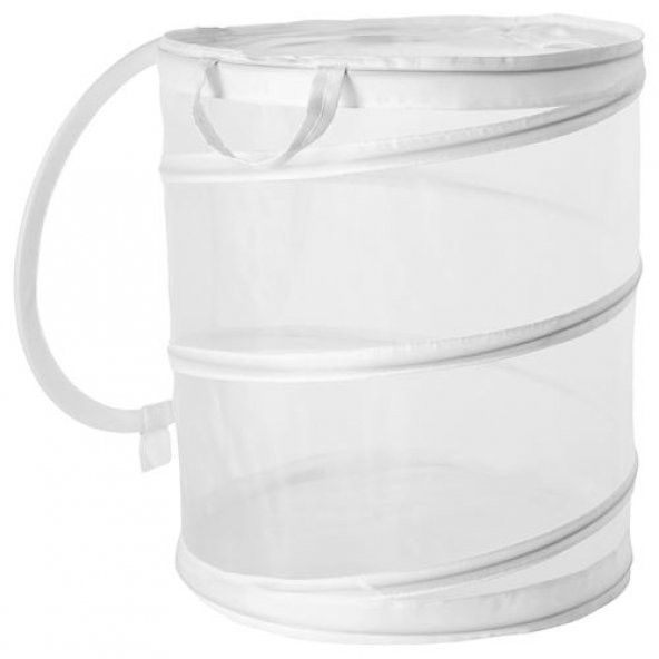 Çamaşır Sepeti, Beyaz 79 Litre MeridyenDukkan 50 cm, 9 kg Pratik Çamaşır Sepeti ürün görseli 1