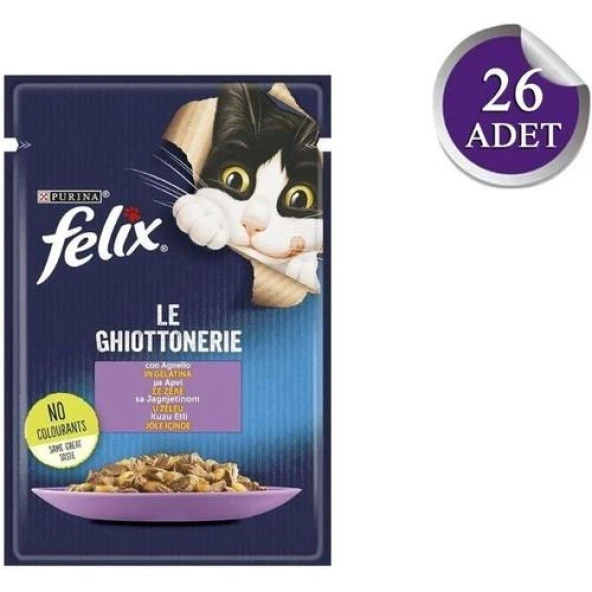 Felix Kuzu Etli Kedi Konservesi 85 Gram (26 adet) ürün görseli 1