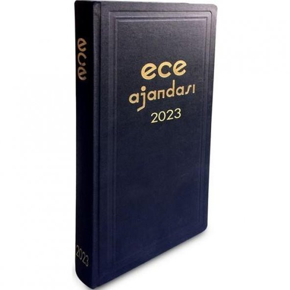 Ece Ajandası - 2023 Ticari Koleksiyonu - Asya 17 x 33 cm Siyah ürün görseli 1
