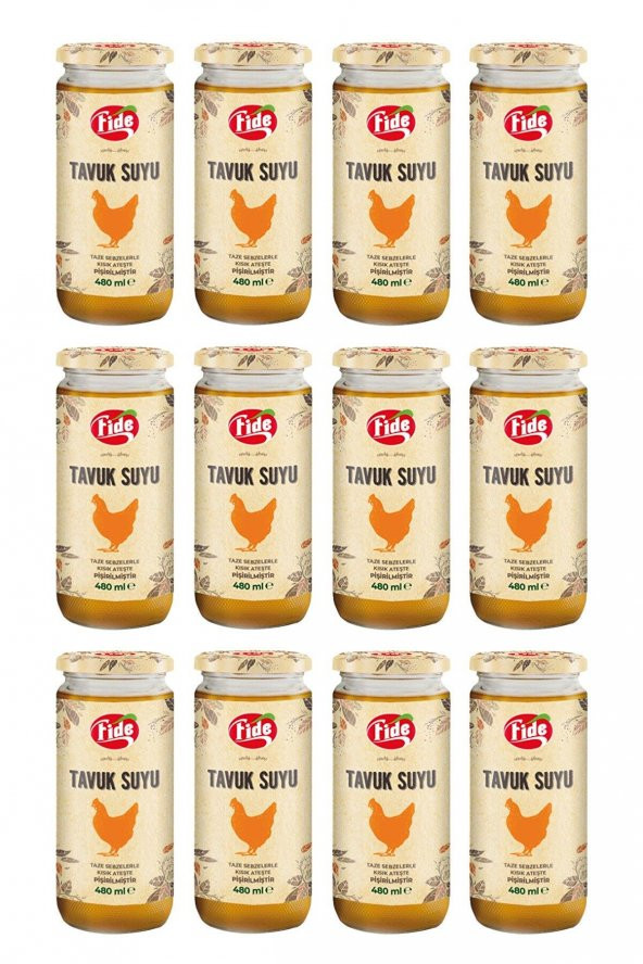 Fide Tavuk Suyu 12 X 480 ML ürün görseli 1