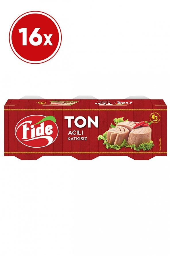 Fide Acılı Ton Balığı 48 X 80 G ürün görseli 1