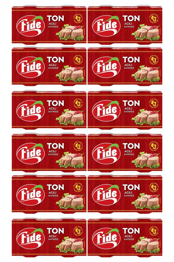 Fide Acılı Ton Balığı 24 X 160 G ürün görseli 1