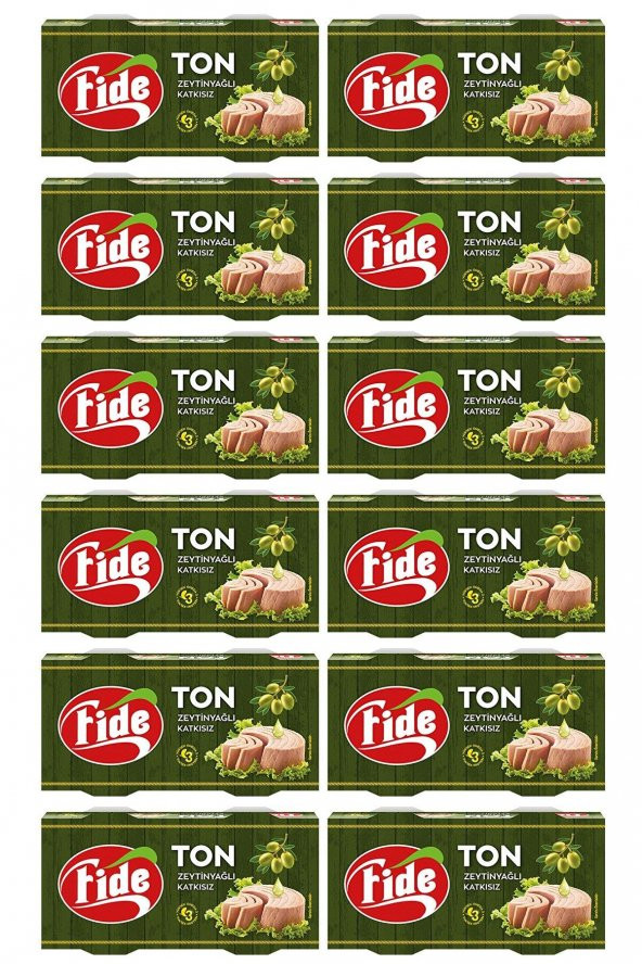 Fide Zeytinyağlı Ton Balığı 24 X 160 G ürün görseli 1