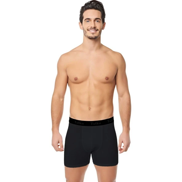 Tutku Erkek Elastan Spor Boxer -0400 - Resim 2