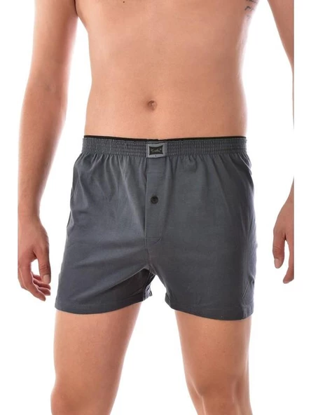 4 Lü Tutku Erkek Penye Boxer Düğmeli Battal 0117 ürün görseli 1