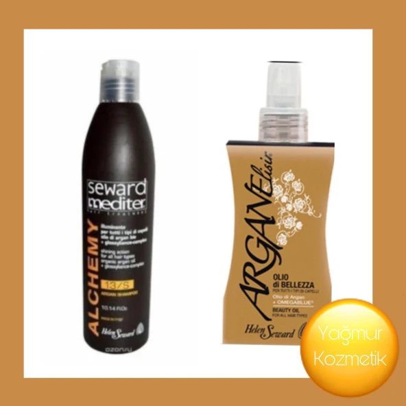 Helen Seward 13-S  Argan Şampuan300 & Argan Saç Yağı Oil 100ml. ürün görseli 1