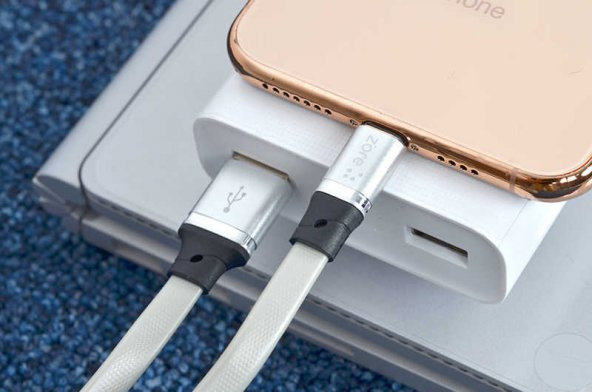 Zore Lightning Vera 2.4A 1Metre Usb Kablo - Resim 11
