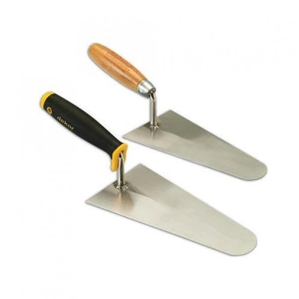 Dekor Yay Çeliği Sıva Malası Ahşap Sap 22 CM ürün görseli 1