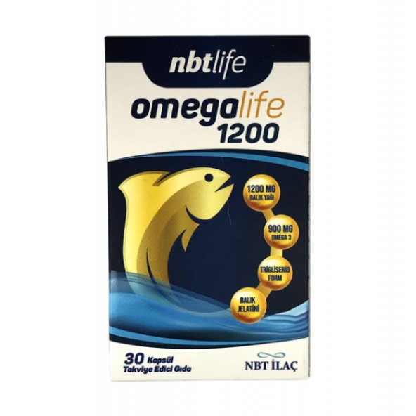 NBT Life Omegalife 1200 30 Kapsül ürün görseli 1