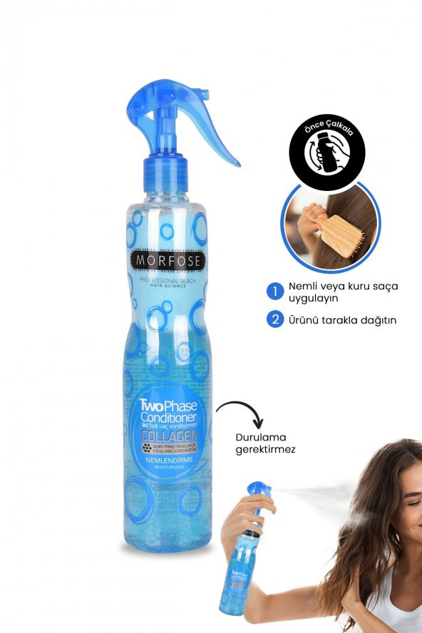 Morfose Kolajen Içerikli Iki Fazlı Fön Suyu 400 ml ürün görseli 1