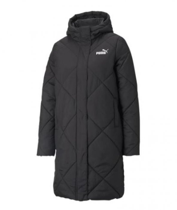 PUMA ESS PADDED COAT SİYAH KADIN MONT 58765001 ürün görseli 1