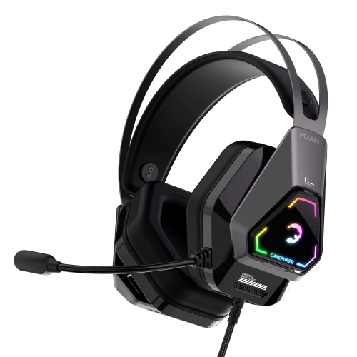 GamePower Fujin Siyah 7.1 Surround RGB Gaming Kulaklık ürün görseli 1