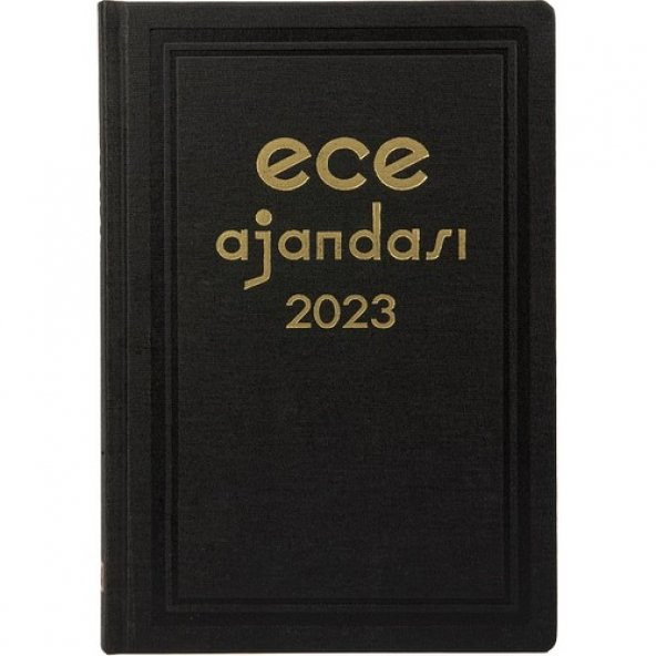 Ece Ajandası - 2023 Ticari Koleksiyonu - Anadolu 17 x 25 cm Siyah ürün görseli 1