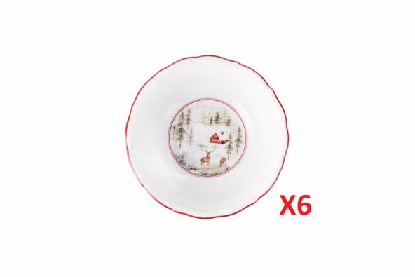 Porland Caribou Kase 16cm 6lı 04AP022132 ürün görseli 1