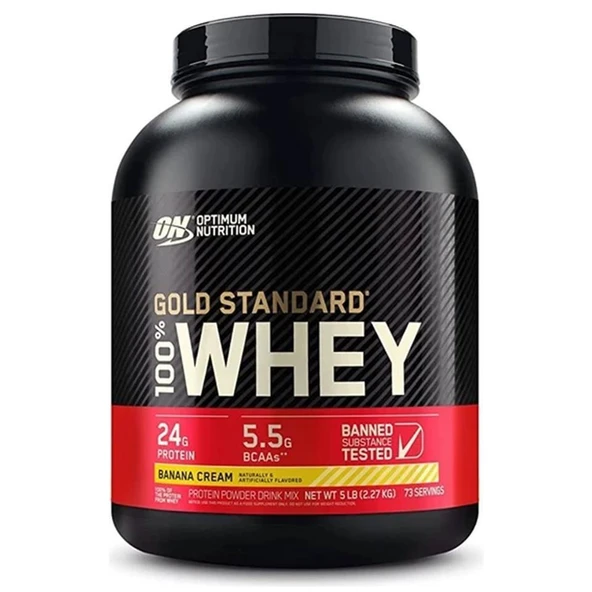 Optimum Nutrition Gold Standart Whey Protein 2270 Gr Banana ürün görseli 1